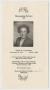 Thumbnail image of item number 1 in: '[Funeral Program for Susan V. Carruthers, July 27, 1988]'.