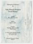 Primary view of [Funeral Program for Blanche Margaret Powell Hodges, July 12, 2001]