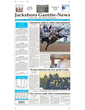 Primary view of object titled 'Jacksboro Gazette-News (Jacksboro, Tex.), Vol. 135, No. 1, Ed. 1 Tuesday, June 10, 2014'.