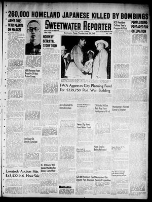 Primary view of object titled 'Sweetwater Reporter (Sweetwater, Tex.), Vol. 48, No. 199, Ed. 1 Thursday, August 23, 1945'.