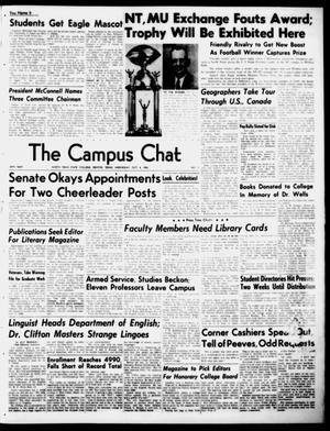 Primary view of object titled 'The Campus Chat (Denton, Tex.), Vol. 34, No. 3, Ed. 1 Wednesday, October 4, 1950'.
