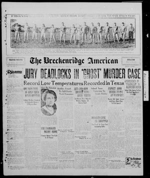 Primary view of object titled 'The Breckenridge American (Breckenridge, Tex.), Vol. 10, No. 18, Ed. 1, Thursday, December 19, 1929'.