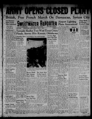 Primary view of object titled 'Sweetwater Reporter (Sweetwater, Tex.), Vol. 45, No. 16, Ed. 1 Monday, June 9, 1941'.