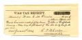 Text: [Tax receipts for E.M. Pease]