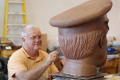 Primary view of [Carving a Sculpture's Head #2]