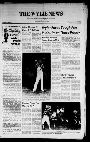 Primary view of The Wylie News (Wylie, Tex.), Vol. 32, No. 17, Ed. 1 Thursday, October 11, 1979