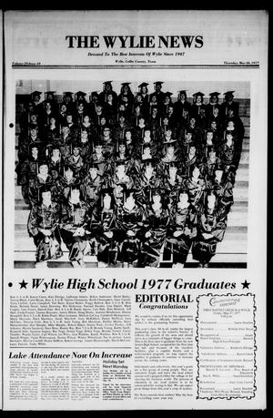 Primary view of The Wylie News (Wylie, Tex.), Vol. 29, No. 48, Ed. 1 Thursday, May 26, 1977