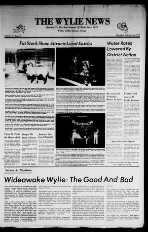 Primary view of The Wylie News (Wylie, Tex.), Vol. 31, No. 34, Ed. 1 Thursday, February 8, 1979