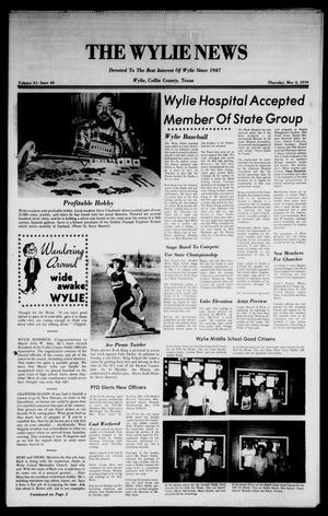Primary view of The Wylie News (Wylie, Tex.), Vol. 31, No. 46, Ed. 1 Thursday, May 3, 1979