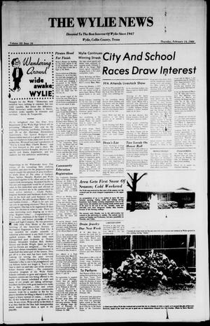 Primary view of object titled 'The Wylie News (Wylie, Tex.), Vol. 32, No. 34, Ed. 1 Thursday, February 14, 1980'.