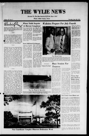 Primary view of The Wylie News (Wylie, Tex.), Vol. 32, No. 2, Ed. 1 Thursday, June 28, 1979