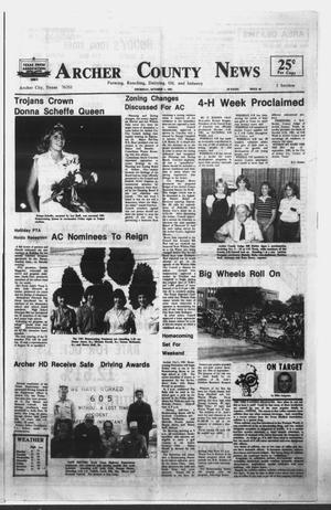 Primary view of object titled 'Archer County News (Archer City, Tex.), No. 40, Ed. 1 Thursday, October 1, 1981'.