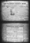 Primary view of San Patricio County News (Sinton, Tex.), Vol. 4, No. 33, Ed. 1 Thursday, October 3, 1912