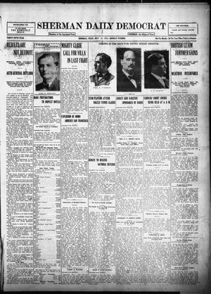Primary view of object titled 'Sherman Daily Democrat (Sherman, Tex.), Vol. THIRTY-FIFTH YEAR, Ed. 1 Monday, July 24, 1916'.