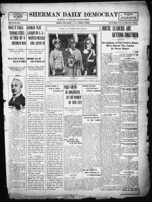 Primary view of object titled 'Sherman Daily Democrat (Sherman, Tex.), Vol. THIRTY-SIXTH YEAR, Ed. 1 Thursday, March 1, 1917'.