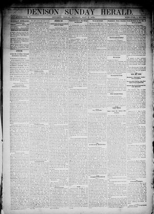 Primary view of object titled 'Denison Daily Herald. (Denison, Tex.), Vol. 1, No. 182, Ed. 1 Sunday, May 5, 1878'.