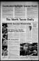 Newspaper: The North Texas Daily (Denton, Tex.), Vol. 58, No. 1, Ed. 1 Tuesday, …