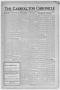 Newspaper: The Carrollton Chronicle (Carrollton, Tex.), Vol. 27, No. 48, Ed. 1 F…