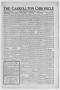 Newspaper: The Carrollton Chronicle (Carrollton, Tex.), Vol. 27, No. 15, Ed. 1 F…