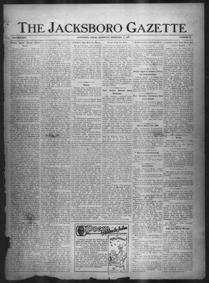 Primary view of object titled 'The Jacksboro Gazette (Jacksboro, Tex.), Vol. 45, No. 36, Ed. 1 Thursday, February 5, 1925'.