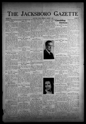 Primary view of object titled 'The Jacksboro Gazette (Jacksboro, Tex.), Vol. 57, No. 32, Ed. 1 Thursday, January 7, 1937'.
