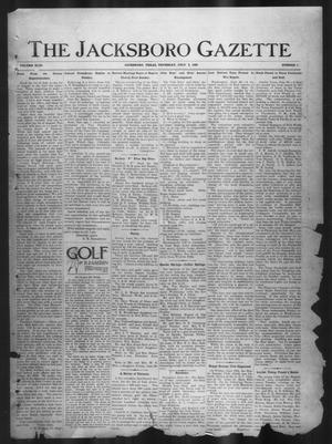 Primary view of object titled 'The Jacksboro Gazette (Jacksboro, Tex.), Vol. 46, No. 5, Ed. 1 Thursday, July 2, 1925'.