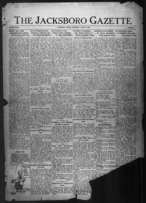 Primary view of object titled 'The Jacksboro Gazette (Jacksboro, Tex.), Vol. 43, No. 5, Ed. 1 Thursday, June 29, 1922'.