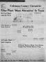 Newspaper: Coleman County Chronicle (Coleman, Tex.), Vol. 19, No. 27, Ed. 1 Tues…