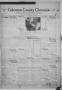 Newspaper: Coleman County Chronicle (Coleman, Tex.), Vol. 3, No. 1, Ed. 1 Thursd…