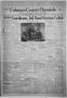 Newspaper: Coleman County Chronicle (Coleman, Tex.), Vol. 5, No. 29, Ed. 1 Thurs…