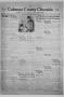 Newspaper: Coleman County Chronicle (Coleman, Tex.), Vol. 4, No. 1, Ed. 1 Thursd…