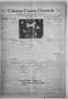 Newspaper: Coleman County Chronicle (Coleman, Tex.), Vol. 5, No. 22, Ed. 1 Thurs…