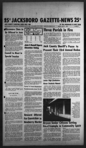 Primary view of object titled 'Jacksboro Gazette-News (Jacksboro, Tex.), Vol. 103, No. 3, Ed. 1 Monday, May 31, 1982'.