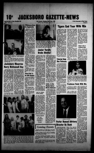 Primary view of object titled 'Jacksboro Gazette-News (Jacksboro, Tex.), Vol. NINETY-FIFTH YEAR, No. 26, Ed. 1 Monday, November 18, 1974'.