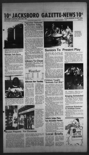 Primary view of object titled 'Jacksboro Gazette-News (Jacksboro, Tex.), Vol. 102, No. 31, Ed. 1 Monday, December 15, 1980'.