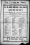 Thumbnail image of item number 1 in: 'The Jacksboro News (Jacksboro, Tex.), Vol. 11, No. 35, Ed. 1 Thursday, August 9, 1906'.