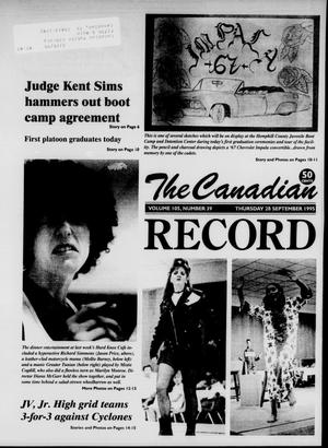 Primary view of object titled 'The Canadian Record (Canadian, Tex.), Vol. 105, No. 39, Ed. 1 Thursday, September 28, 1995'.