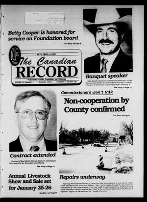 Primary view of object titled 'The Canadian Record (Canadian, Tex.), Vol. 101, No. 3, Ed. 1 Thursday, January 17, 1991'.