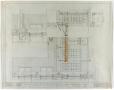 Technical Drawing: Weatherford Hotel, Weatherford, Texas: Elevation and Section
