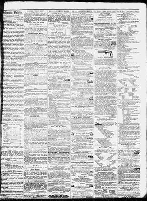 Primary view of object titled 'The Indianola Bulletin. (Indianola, Tex.), Vol. 1, No. 17, Ed. 1 Saturday, August 11, 1855'.
