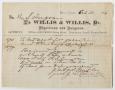 Text: [Receipt from Willis & Willis Physicians and Surgeons]