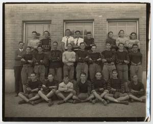 Primary view of [Photograph of West Jr. High School Football Team]