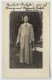 Postcard: [Postcard of Herbert Pochyla in Cap and Gown]