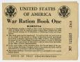 Primary view of [War Ration Book One Belonging to Frank and Lou Wyatt]