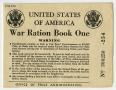 Primary view of [War Ration Book One and Certificate of Registrar]