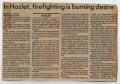 Primary view of [Newspaper Clipping on an Article by Mark S. Leach]