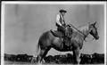 Photograph: [Photograph of Albert Peyton George on horseback]