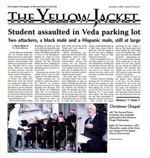 Primary view of object titled 'The Yellow Jacket (Brownwood, Tex.), Vol. 99, No. 8, Ed. 1 Thursday, December 4, 2008'.