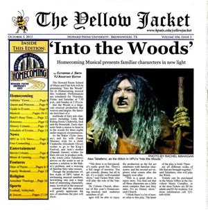 Primary view of object titled 'The Yellow Jacket (Brownwood, Tex.), Vol. 104, No. 2, Ed. 1 Thursday, October 3, 2013'.