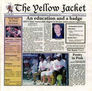 Primary view of object titled 'The Yellow Jacket (Brownwood, Tex.), Vol. 101, No. 13, Ed. 1 Thursday, April 28, 2011'.